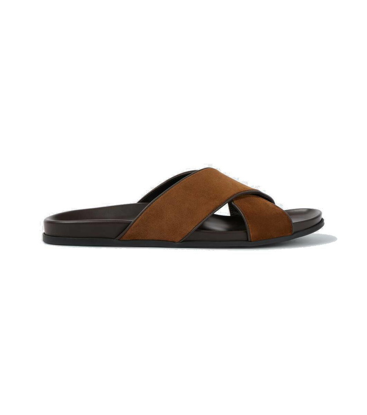 Photo: Manolo Blahnik Chiltern suede sandals