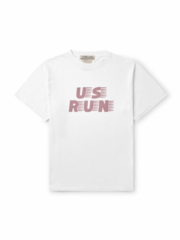 Photo: Remi Relief - US Run Printed Cotton-Jersey T-Shirt - White