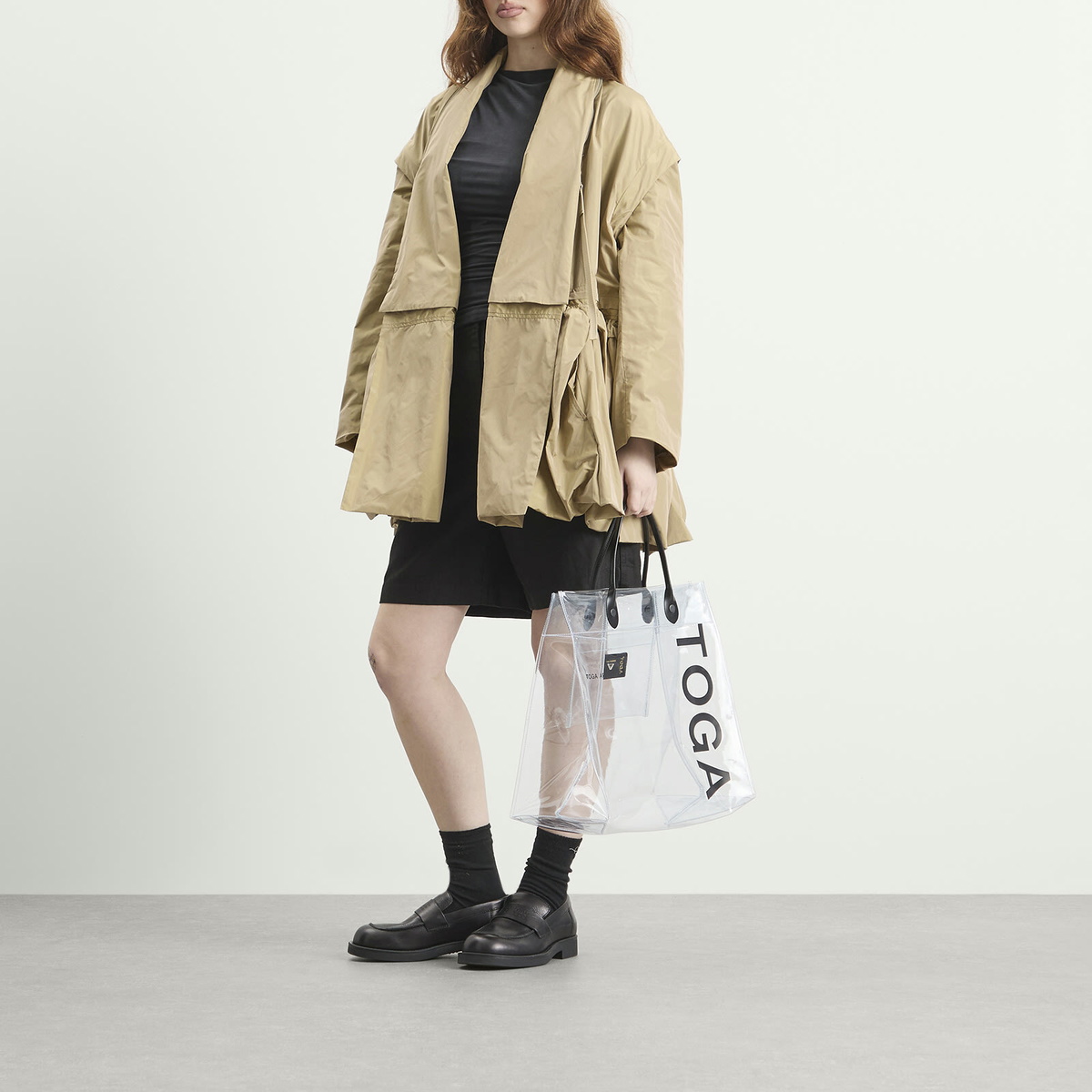 TOGA ARCHIVES Women's TOGA Memory Taffeta Jacket in Beige