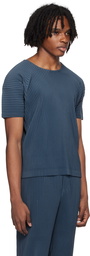 HOMME PLISSÉ ISSEY MIYAKE Blue Color Pleats T-Shirt