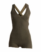 Max Mara Sfilata Womens Playsuit Dark in Green