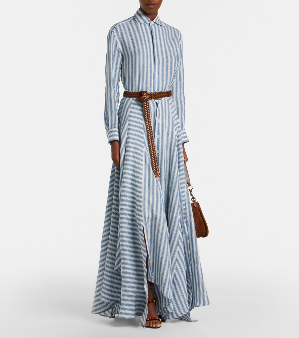 Ralph Lauren Collection Capri striped linen shirt