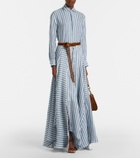 Ralph Lauren Collection Capri striped linen shirt