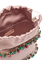 Rosantica Mini Holli Buganville Crystal-embellished Satin top Handle bag - Pink - One Size