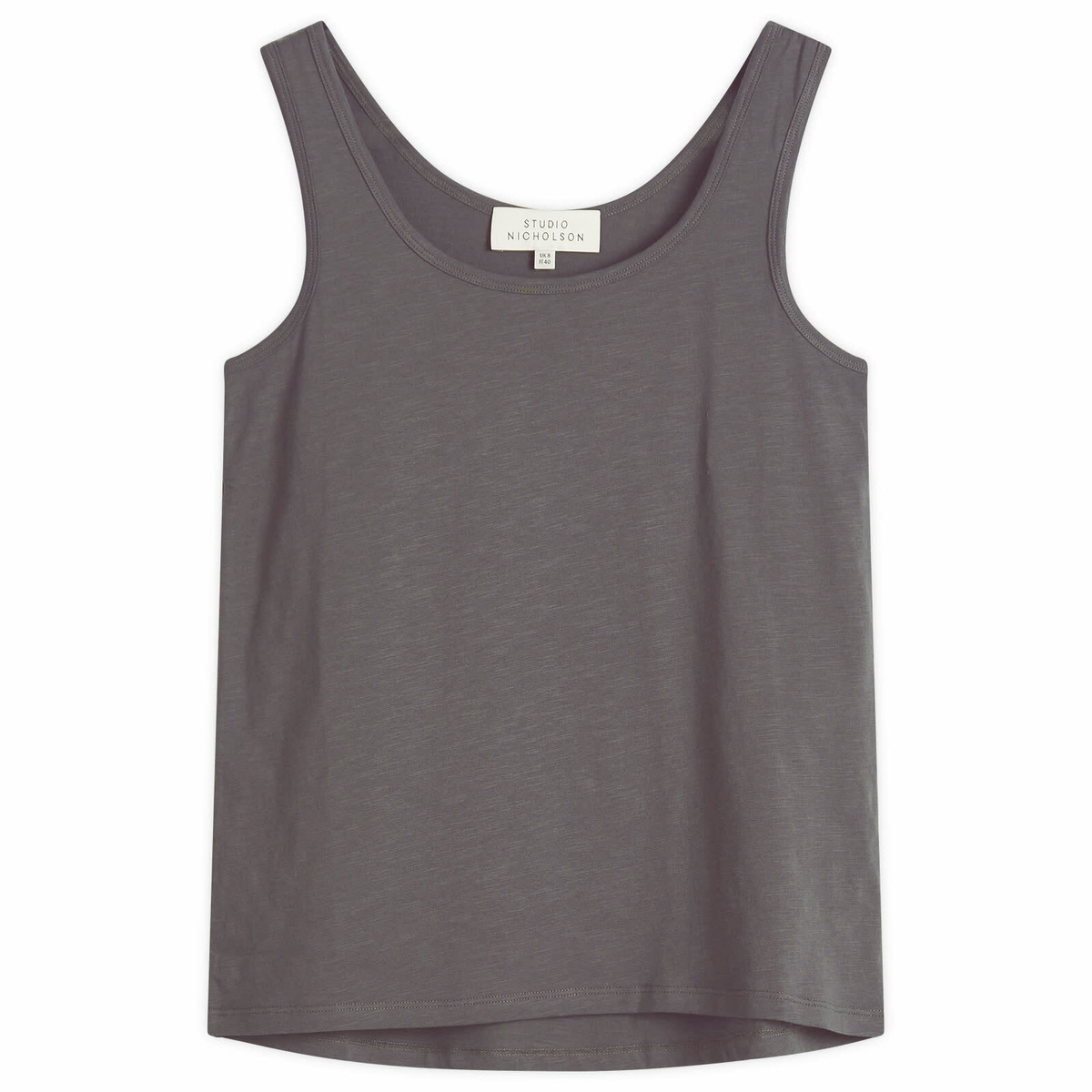Studio Nicholson Women's Scoop Neck Vest in Thunder