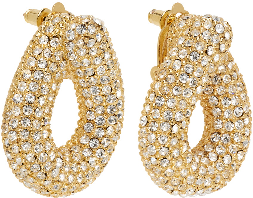 Recto Gold Sugar Powder Donut Earrings