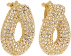 Recto Gold Sugar Powder Donut Earrings