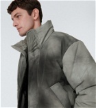 Acne Studios Tie-dye puffer jacket