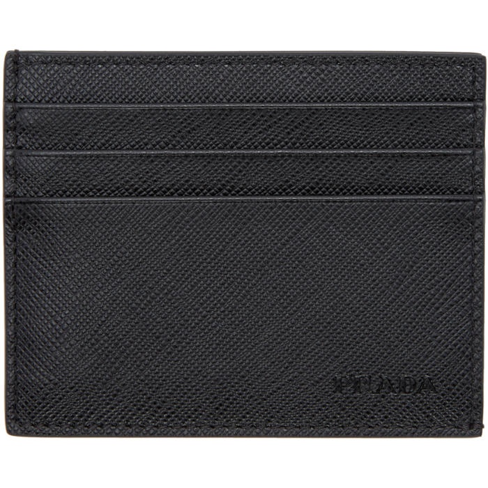 Photo: Prada Black Leather Card Holder