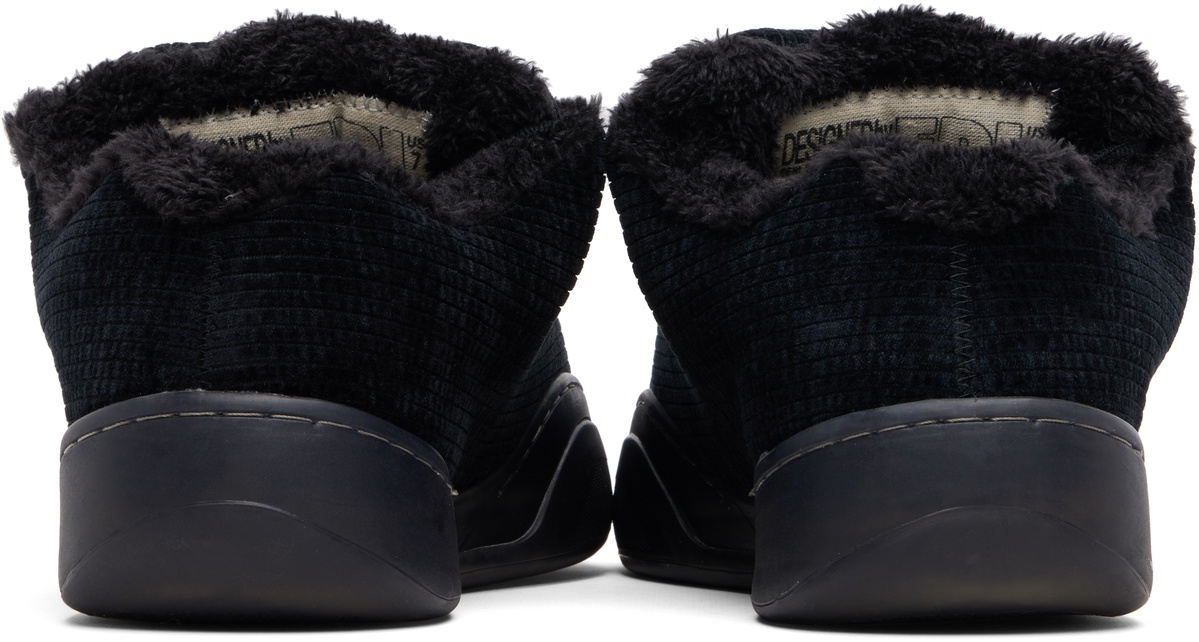 ERL Black Corduroy Vamp Sneakers