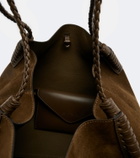 Etro Libra Large suede tote bag
