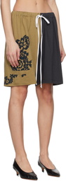 SC103 Khaki & Gray Gift Shorts
