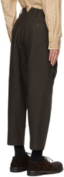 UMA WANG Brown Patrick Trousers