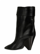 SAINT LAURENT - 85mm Niki Leather Ankle Boots