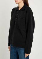 Citizens OF Humanity Agatha Wool and Cashmere-blend Polo Jumper Black