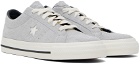 Converse Gray One Star Pro Low Top Sneakers