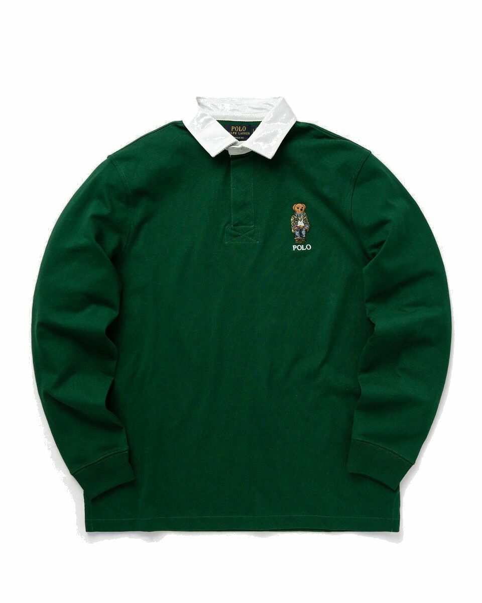 Photo: Polo Ralph Lauren Lsrgbyclsm15 Long Sleeve Rugby Brown - Mens - Polos