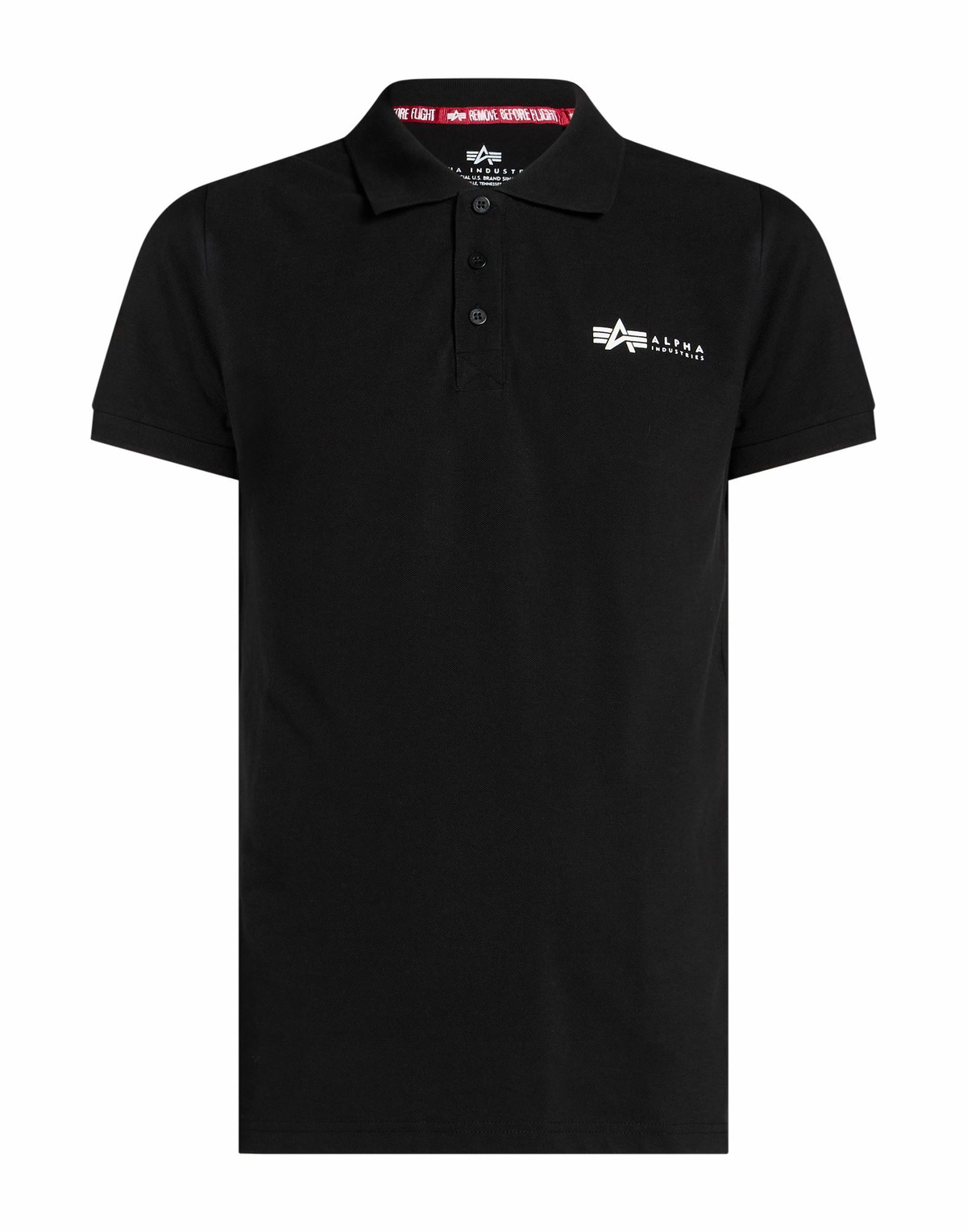 Alpha Industries Mens Polo shirt in Black