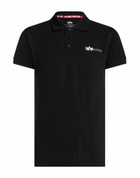 Alpha Industries Mens Polo shirt in Black
