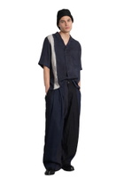 Ziggy Chen Shirt In Blue Silk