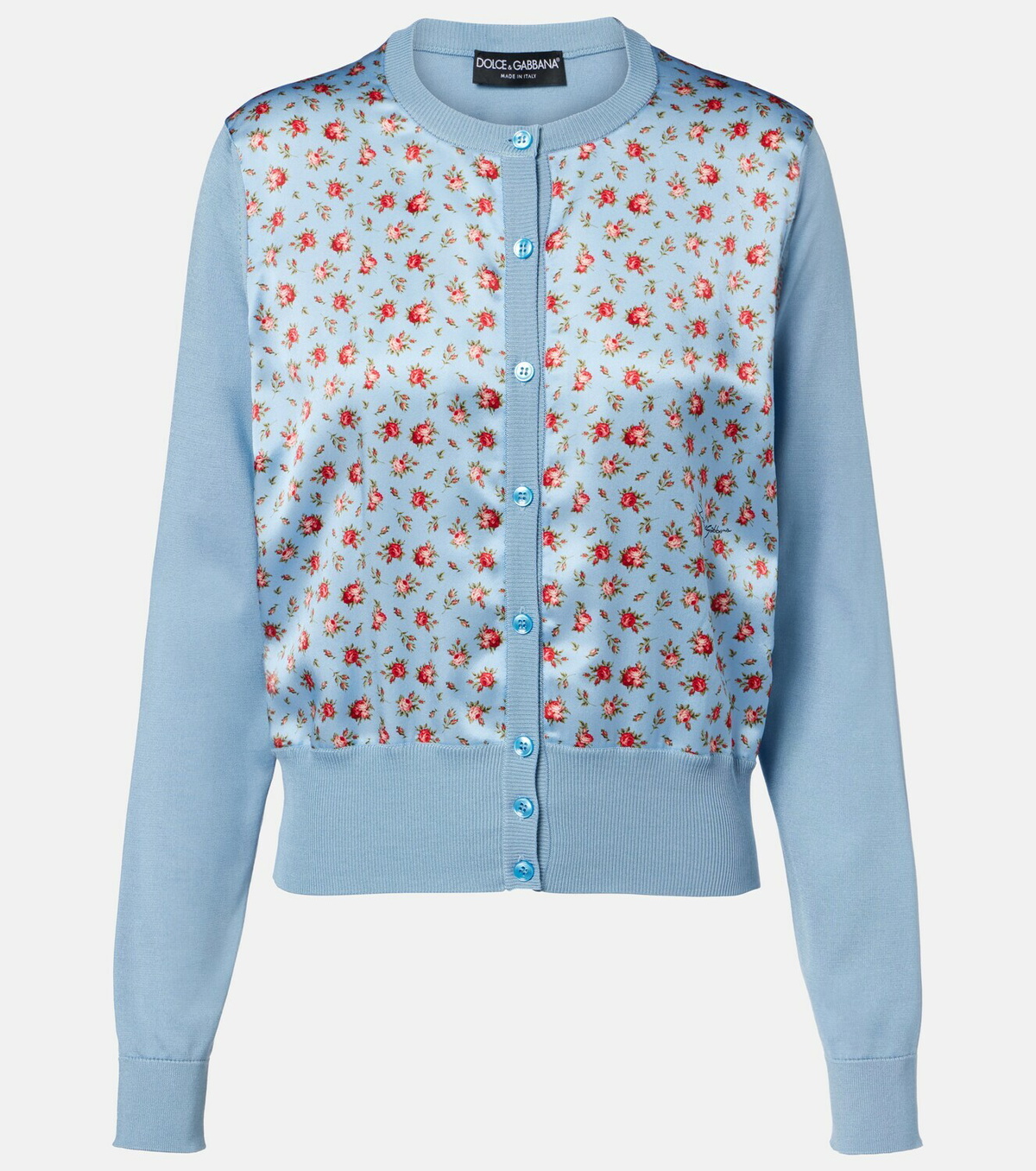 Dolce&Gabbana Floral silk cardigan