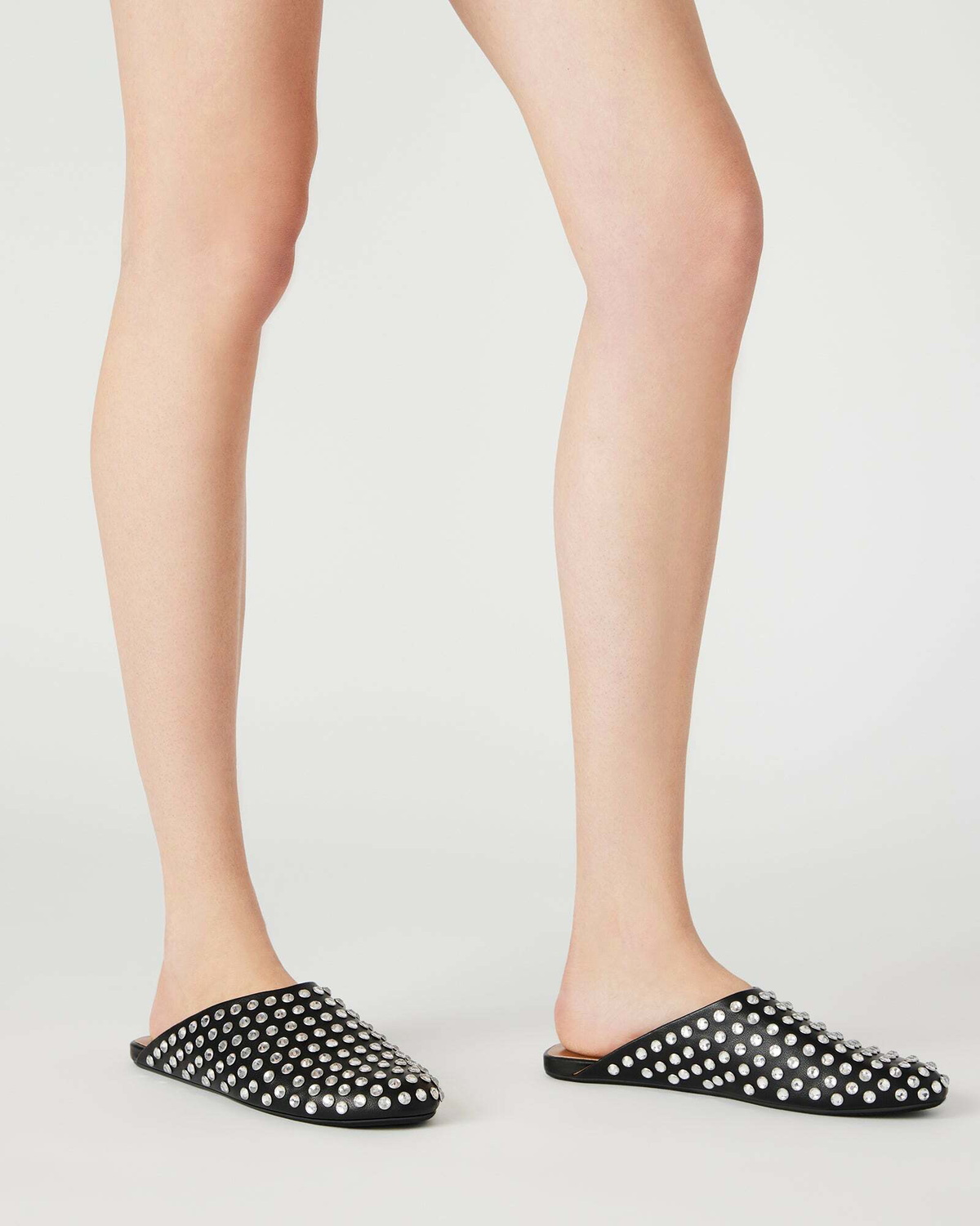 Steve Madden Glimmer Flats in Black