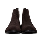 PS by Paul Smith Brown Suede Mulder Boots