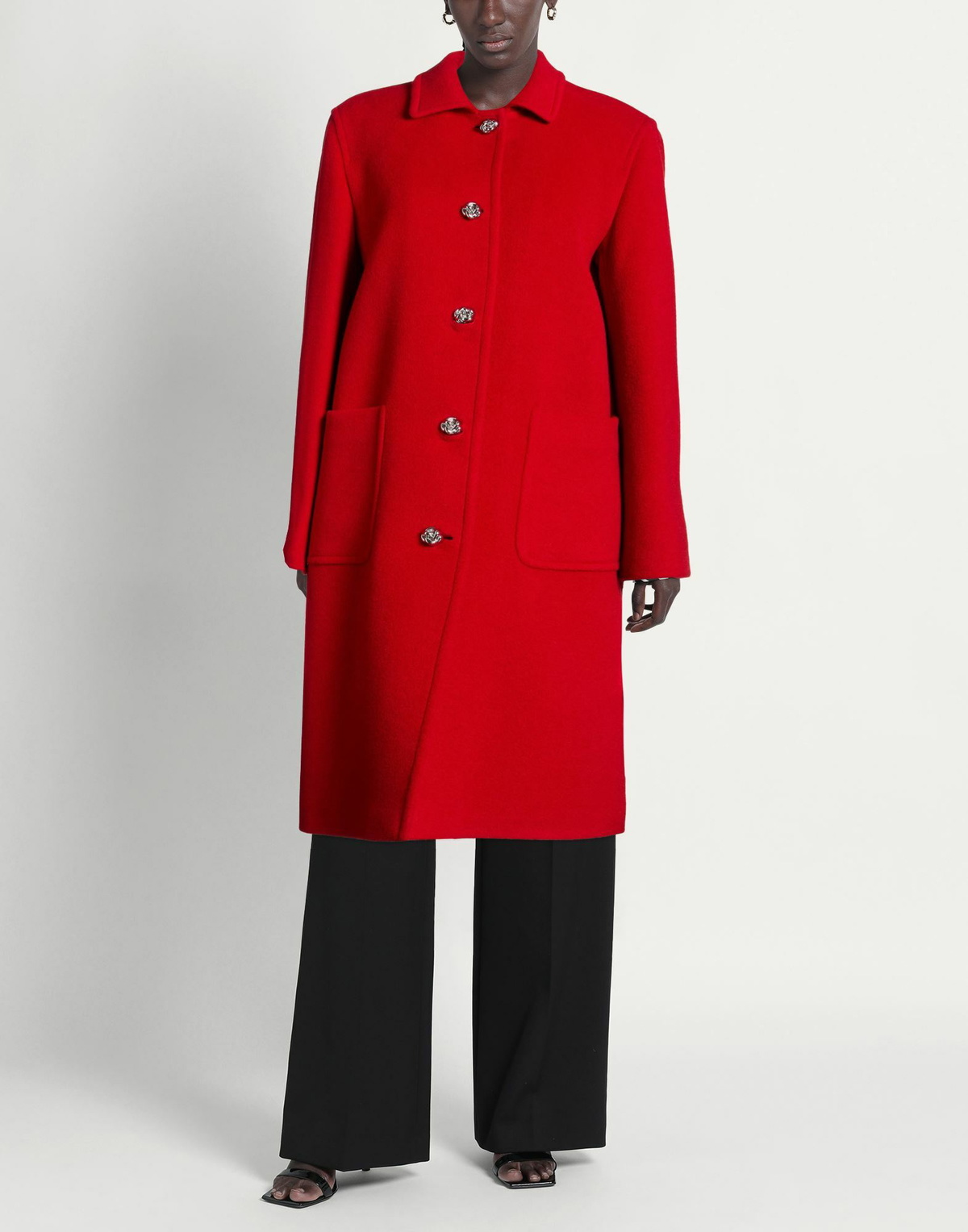 Tagliatore Womens Coat in Red