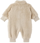 TINYCOTTONS Baby Beige Press-Stud Jumpsuit