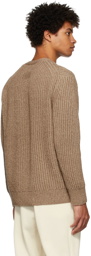 Theory Tan Knit Cardigan