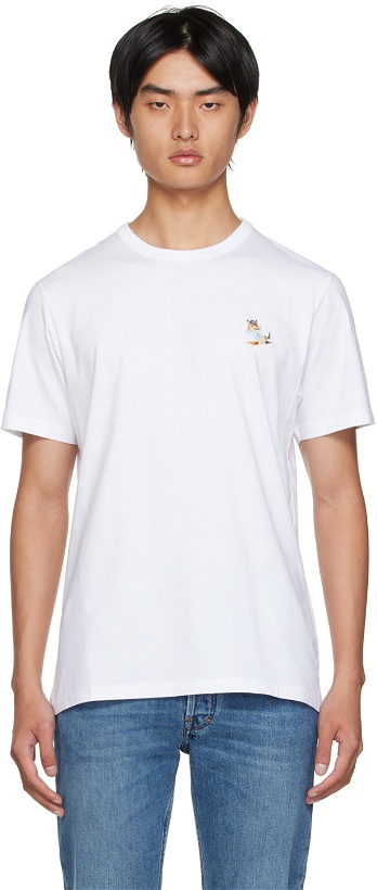 Photo: Maison Kitsuné White Dressed Fox T-Shirt