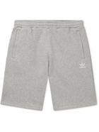adidas Originals - Logo-Embroidered Cotton-Blend Jersey Shorts - Gray