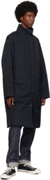 Calvin Klein Black Stand Collar Down Parka
