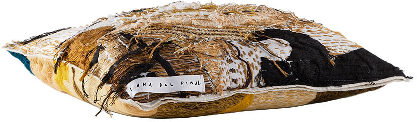 Luna Del Pinal Multicolor Linen Cushion