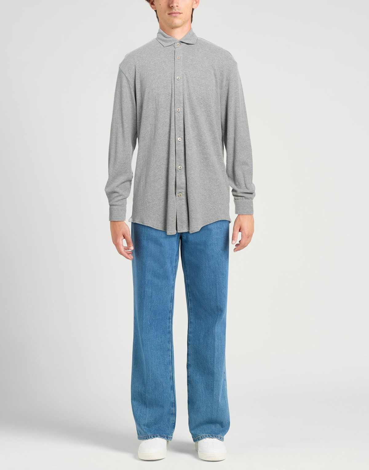 Eleventy Mens Shirt in Grey