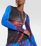 Louisa Ballou Printed jersey top