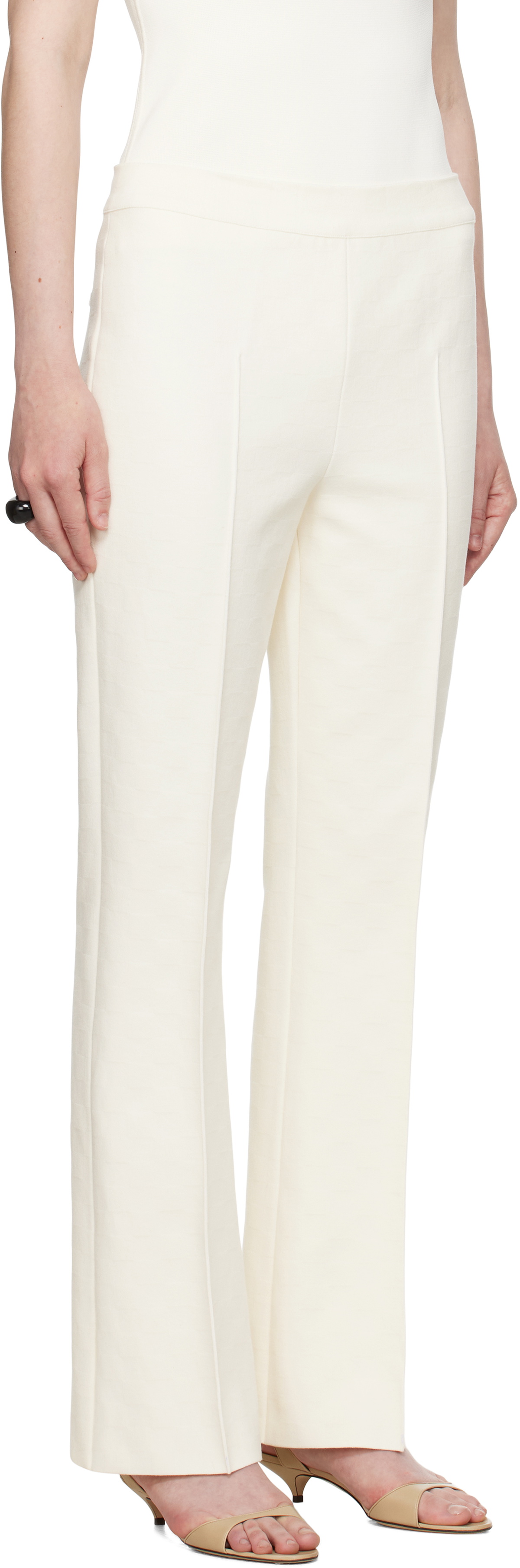 High Sport SSENSE Exclusive Bridal Capsule Long Kick Trousers