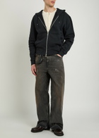 Our Legacy Rascal Hooded Cotton Sweatshirt Black