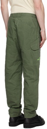 Robyn Lynch Khaki Waxed Cargo Pants