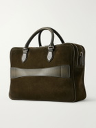 Berluti - F088 Leather-Trimmed Suede Briefcase