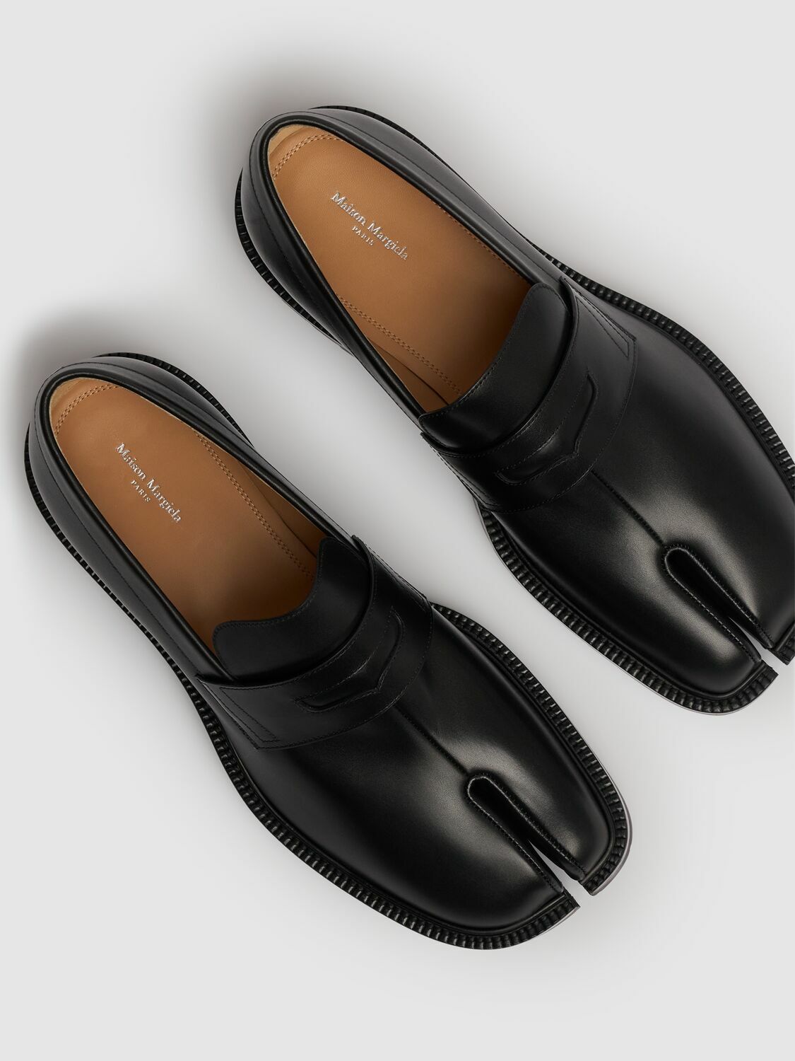 MAISON MARGIELA 40mm Tabi Leather Loafers Maison Margiela