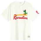 BODE Men's Reptile Rec T-Shirt in Cream