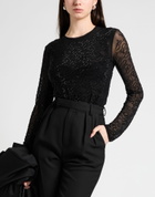Blumarine Womens Bodysuit in Black