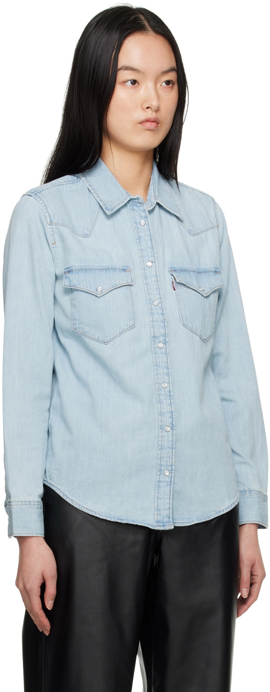 Levi's Blue Western Denim Shirt