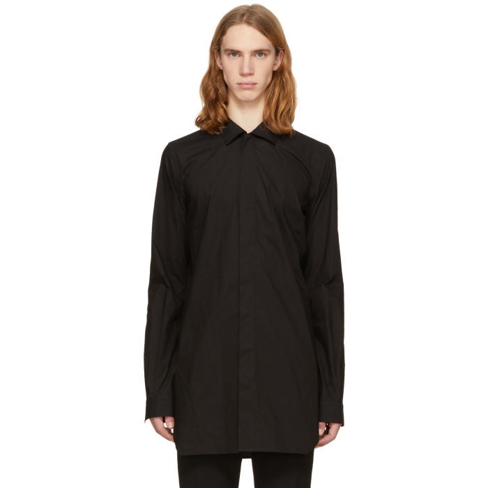 Photo: Rick Owens Black Office Shirt