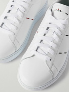 Kiton - Embroidered Leather Sneakers - White