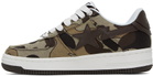 BAPE Brown Cookie Camo 2 BAPE STA Sneakers