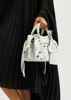 Balenciaga Neo Cagole XS Leather top Handle bag - White - One Size