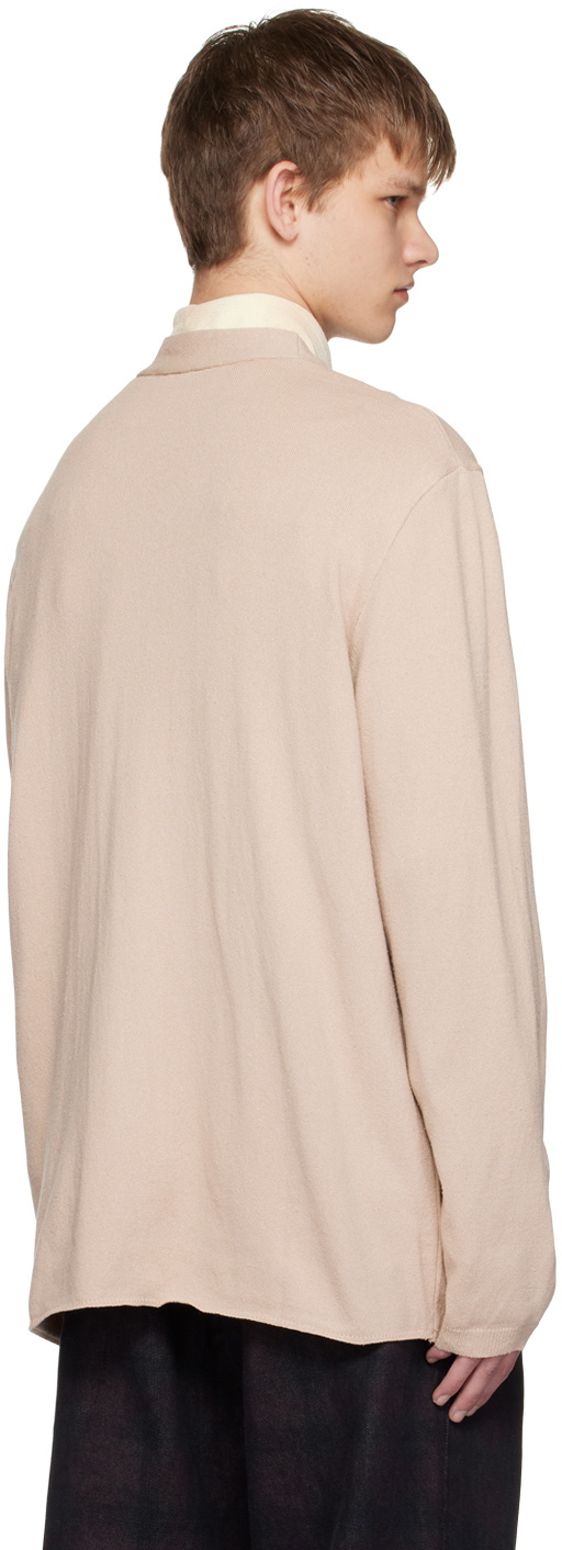 Our Legacy Beige Button Cardigan Our Legacy