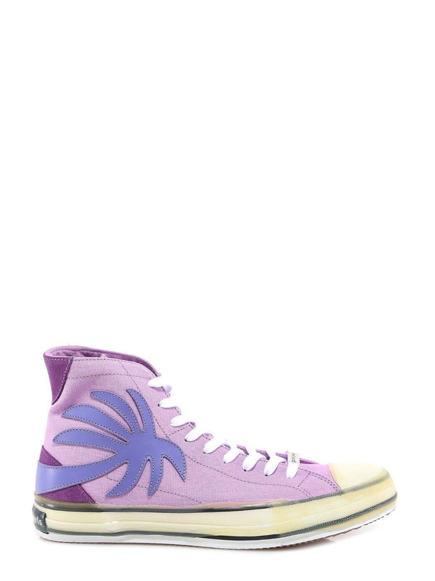 Photo: Palm Angels Printed High-top Sneakers